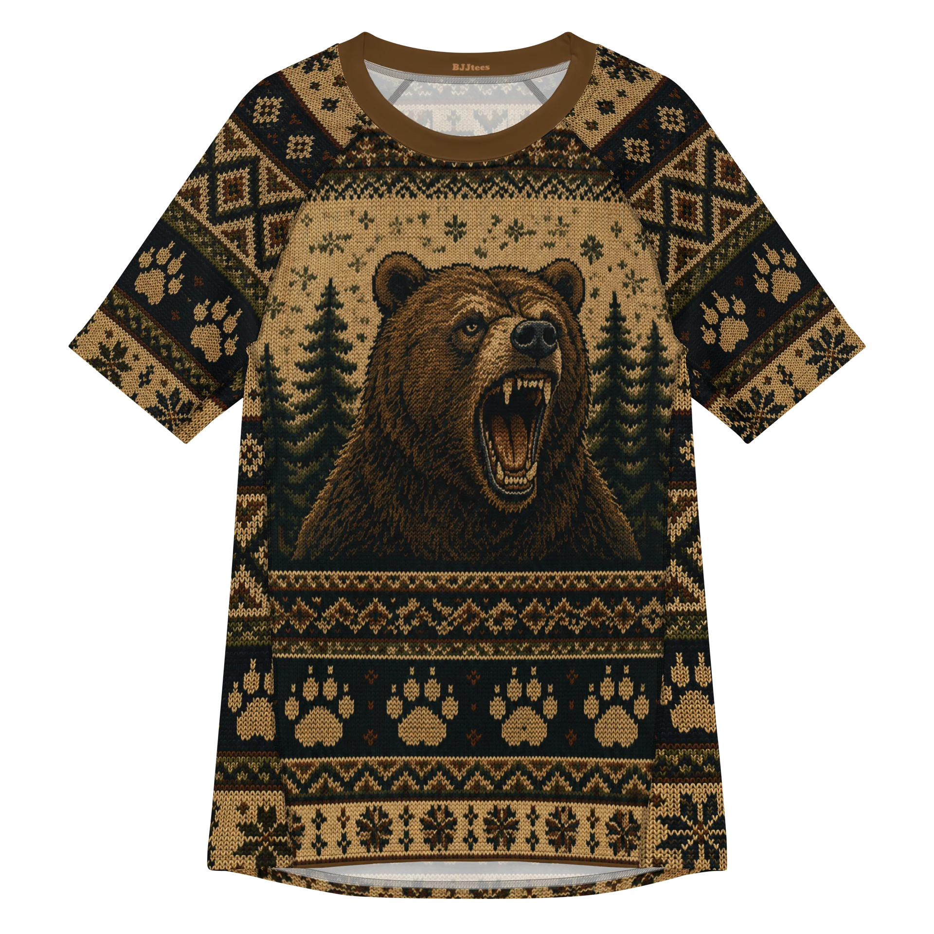 Ugly Sweater Bear Rash Guard product image (3)