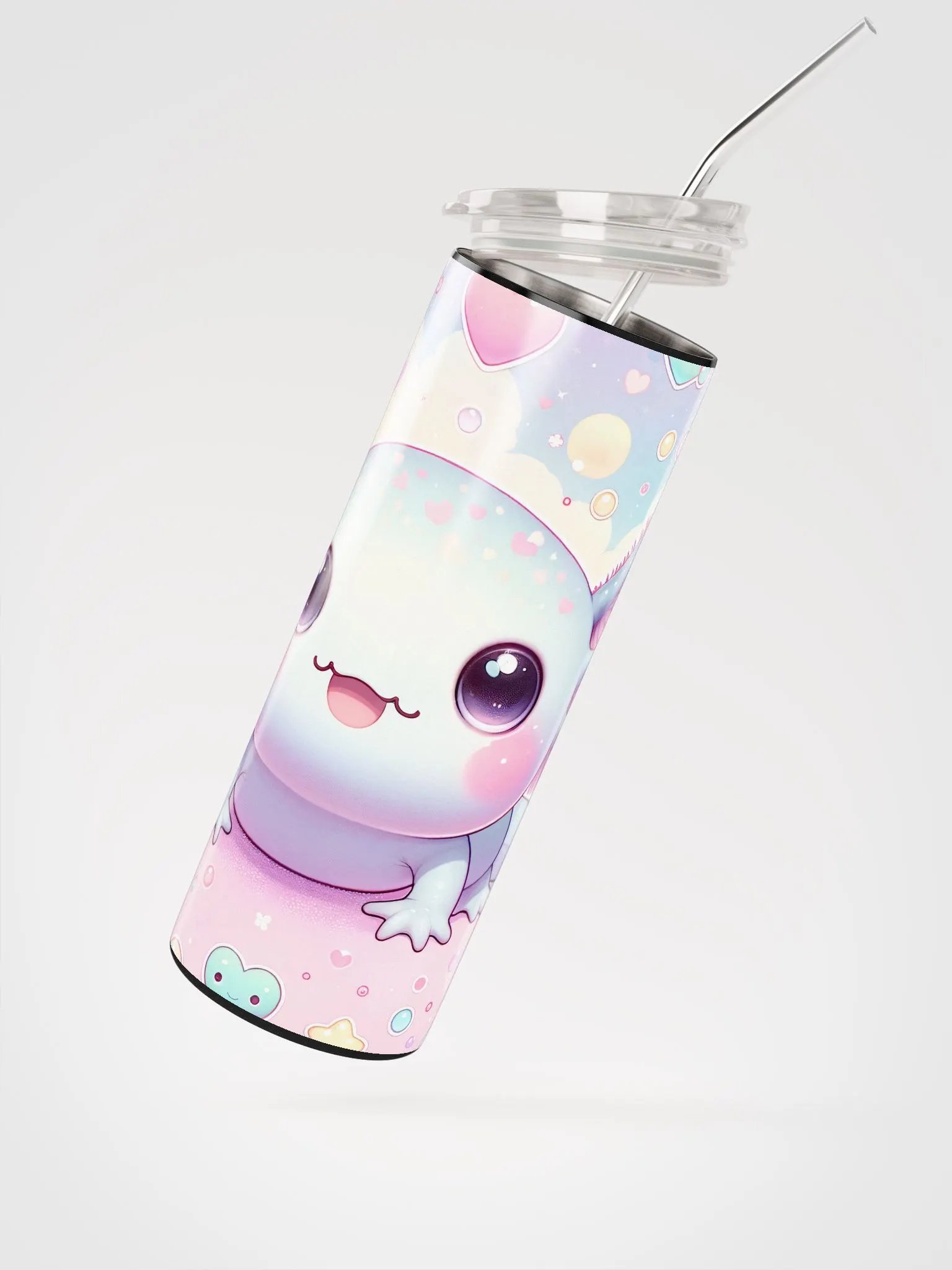 Kawaii Axolotl Stainless Steel Tumbler product image (3)