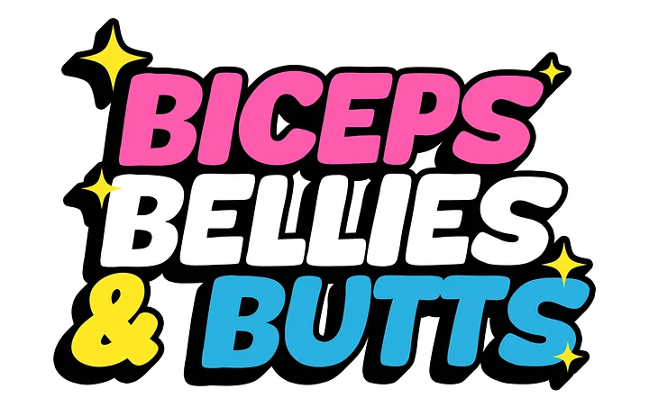 Biceps,Bellies & Butts Sticker product image (1)