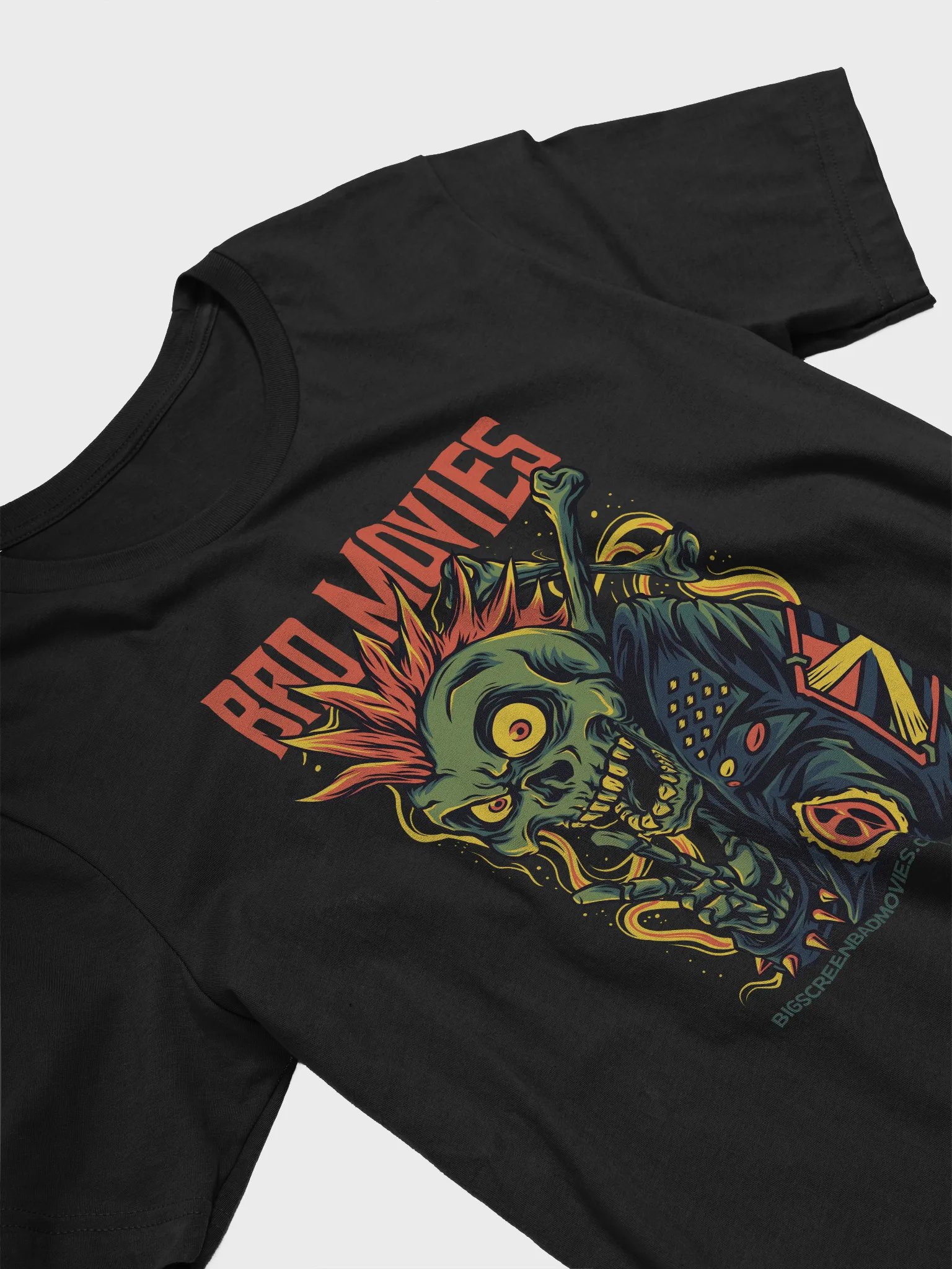 Bad Movies Skull Punk Soft T-Shirt product image (2)