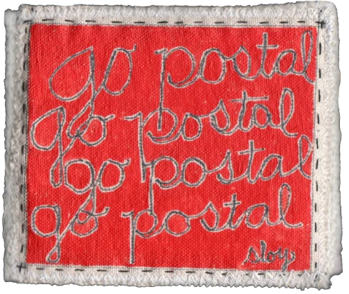 Go Postal Red 5 greeting card product image (1)