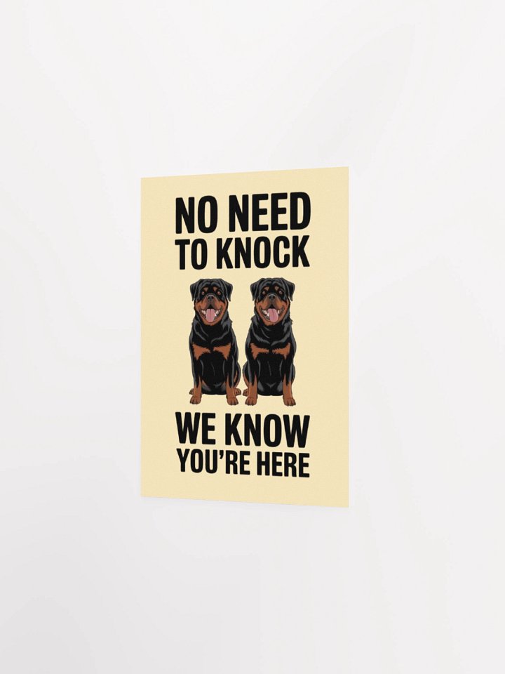 Rottweilers - No Need To Knock, We Know You Are Here product image (11)
