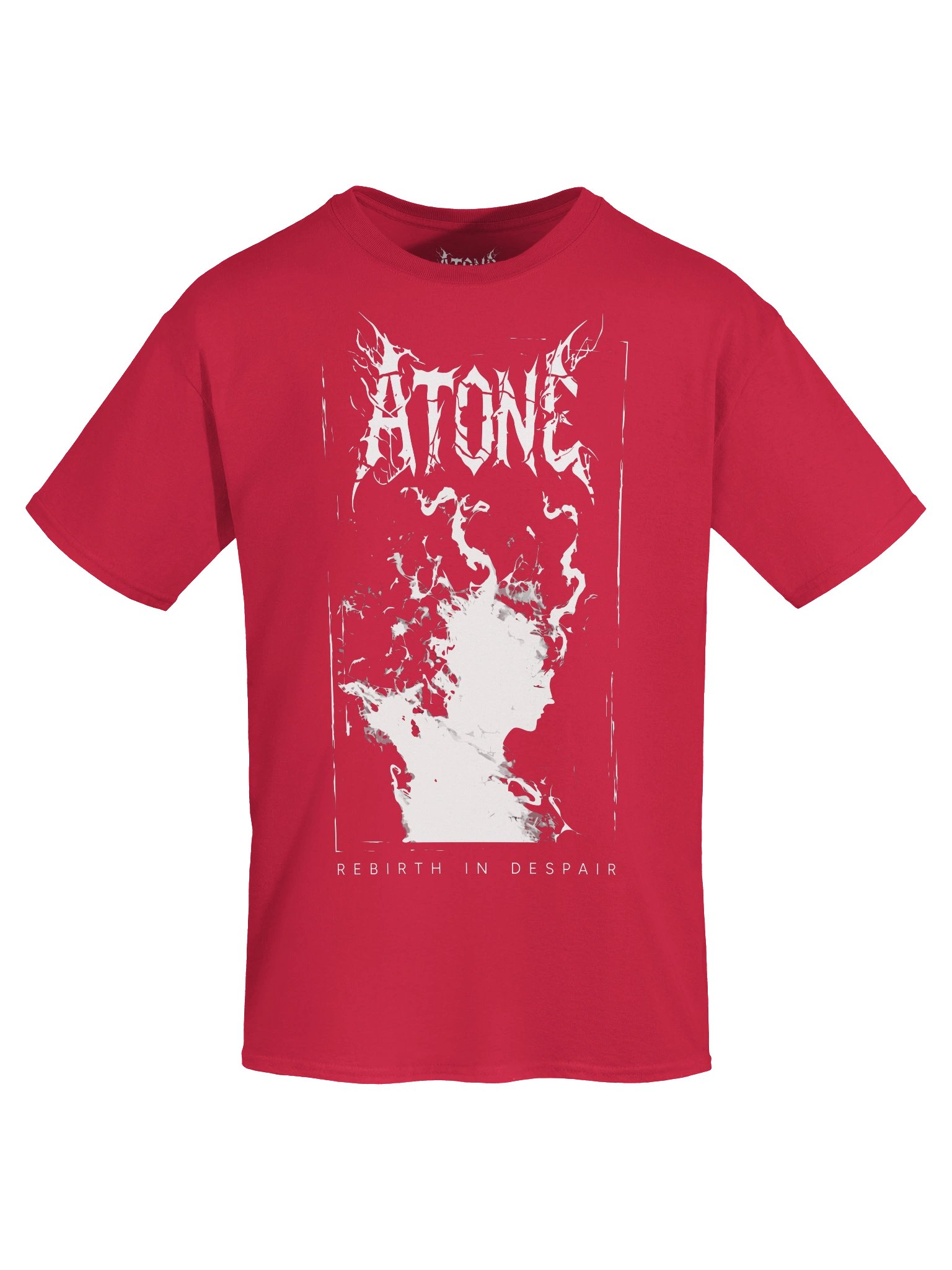 REBIRTH IN DESPAIR - Red & White T-Shirt product image (5)
