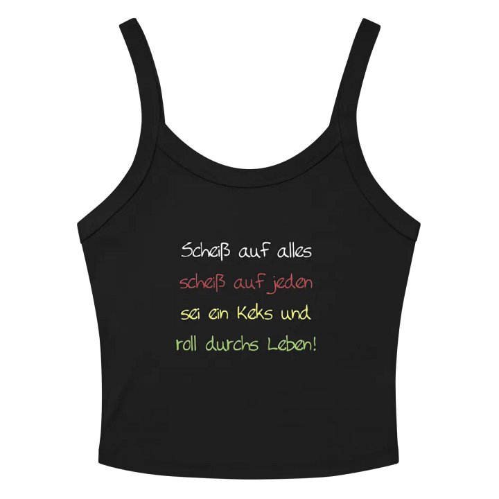 Frauen Tank Top Scheiß auf alles product image (2)