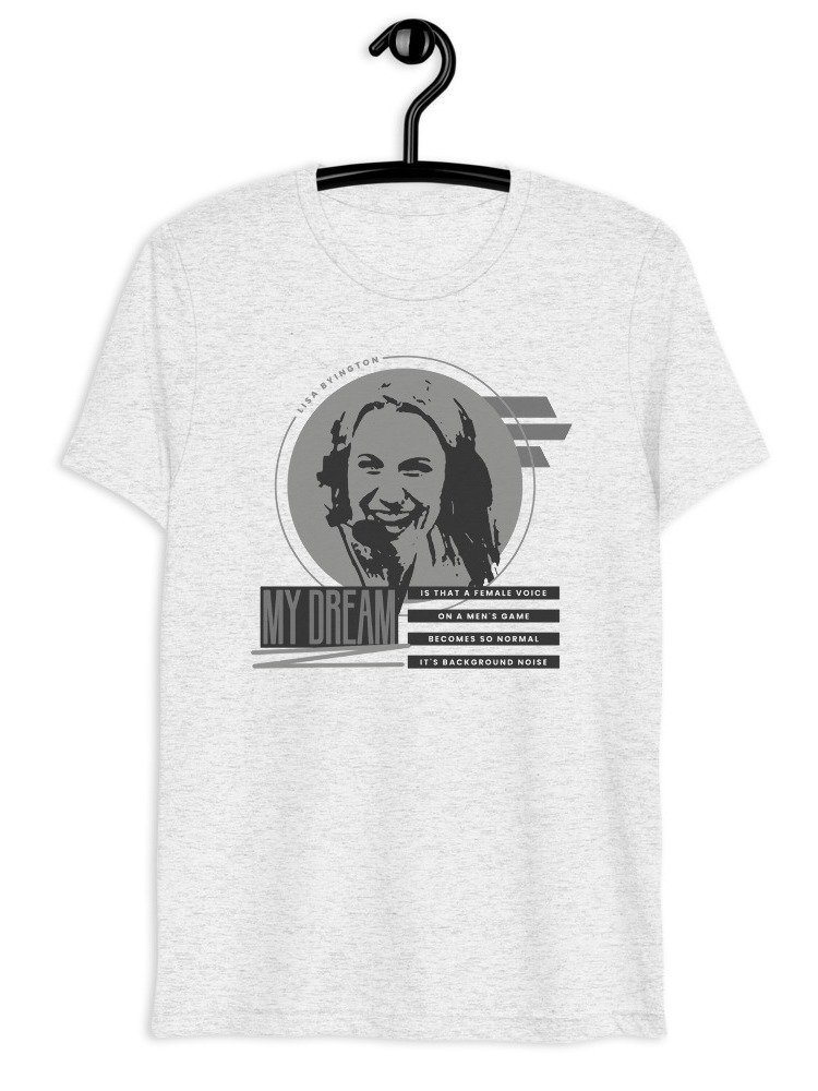 Background Noise Tee – White Fleck Triblend product image (2)