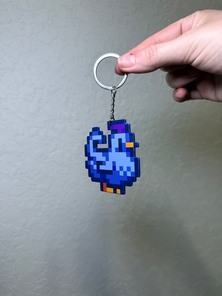 Blue Chicken Key Chain product image (2)