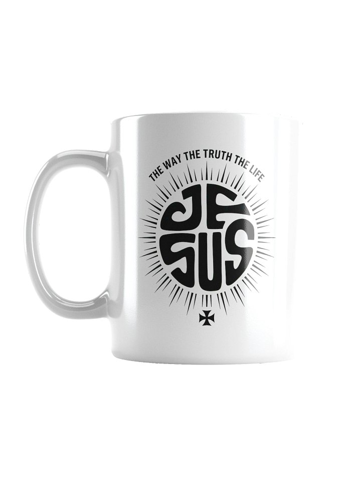 Jesus Retro Groovy Circular Cross Typography Tee product image (1)