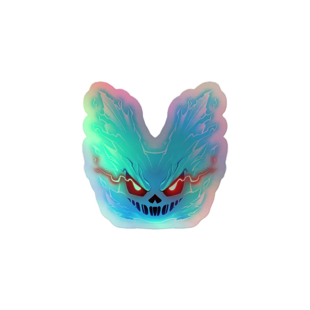Ice Wabbit Holographic Sticker product image (1)