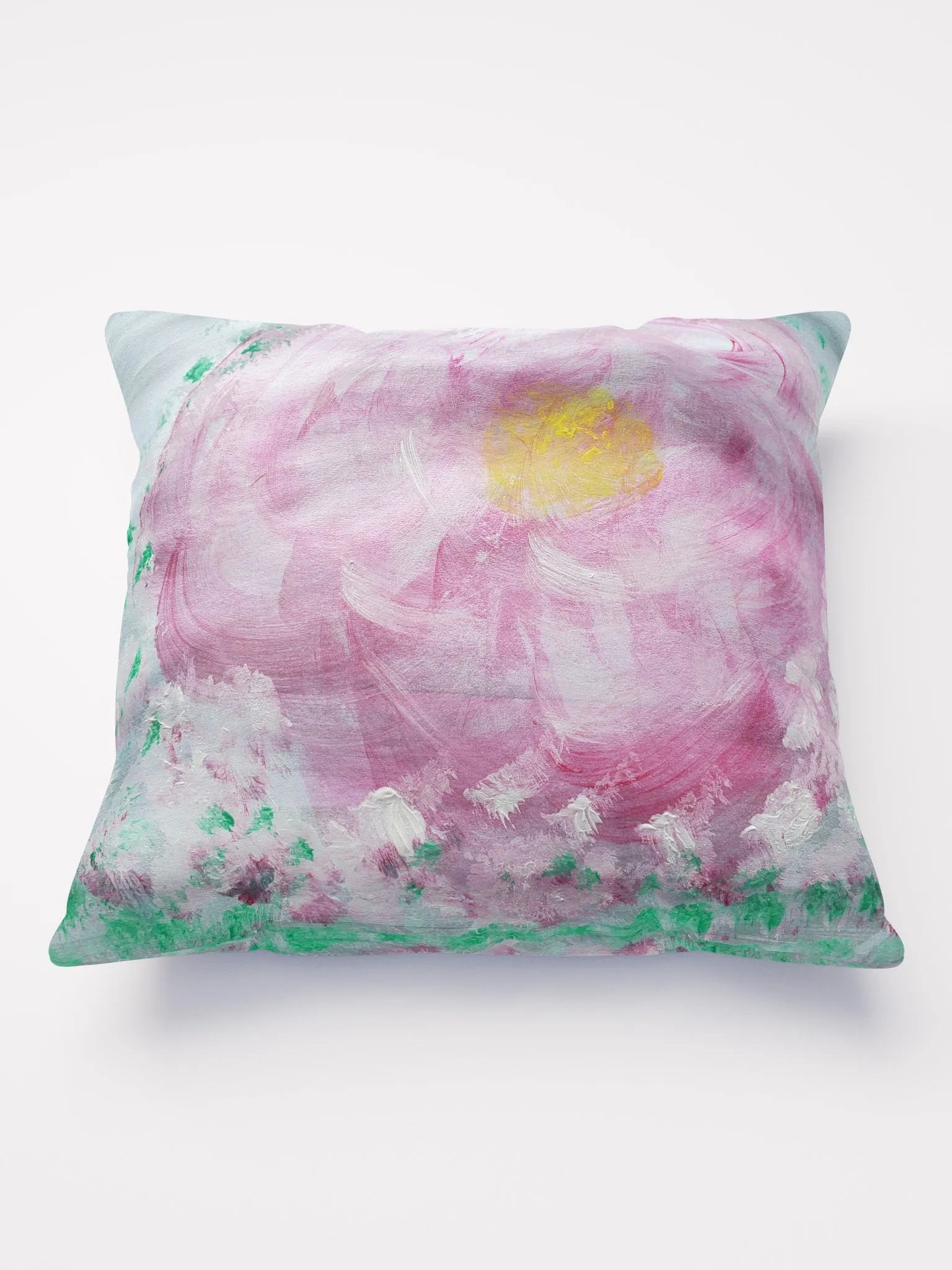Pink Flower Throw Pillow product image (2)