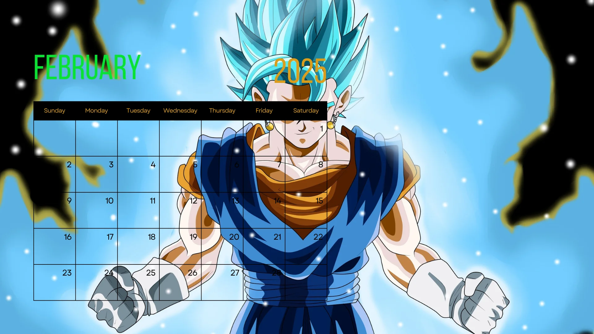 2025 Calendar | Dragonball Theme Calendar product image (4)