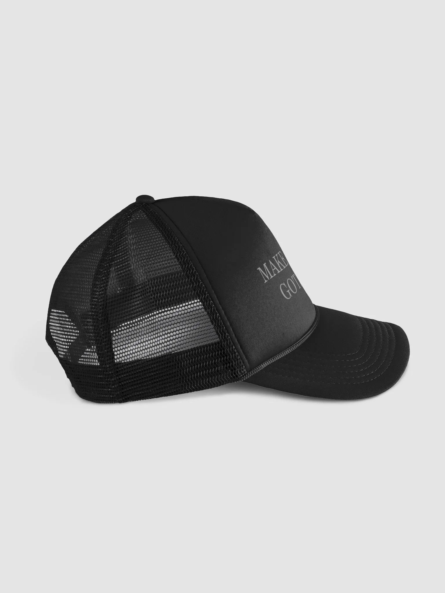 Make America Goth Again Trucker Cap - Grey product image (3)