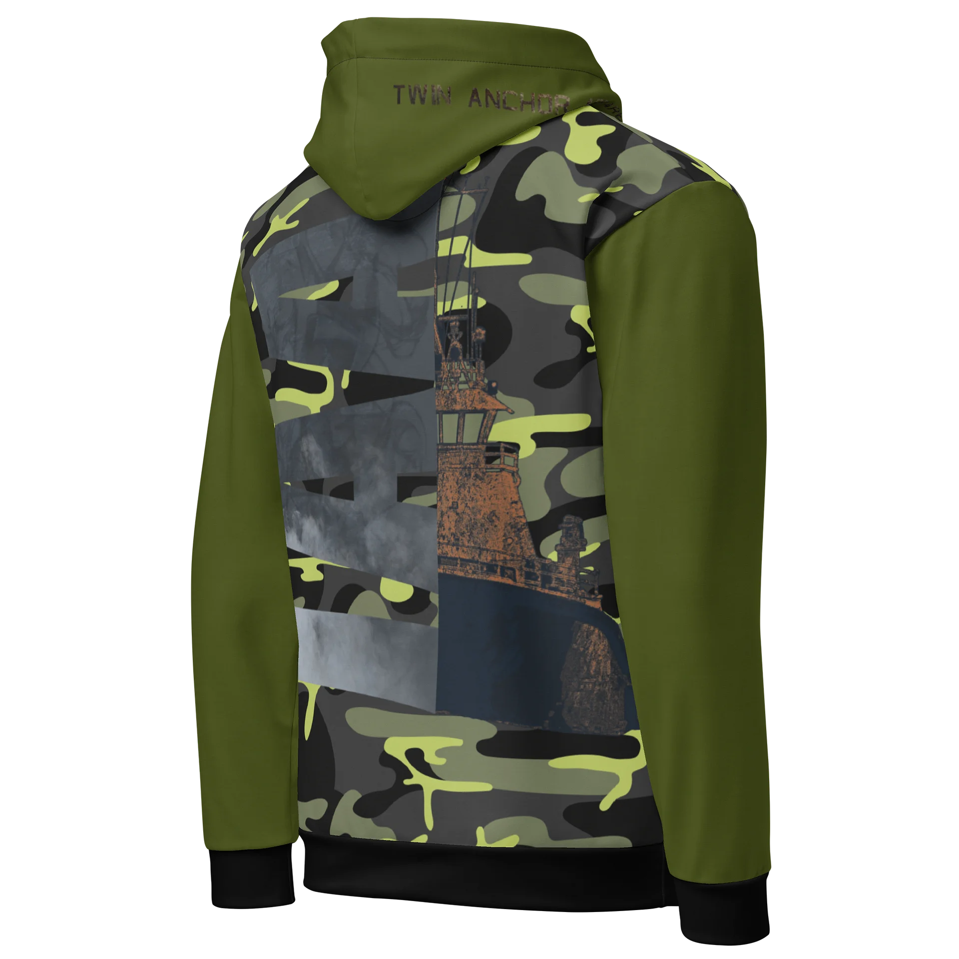 TAA & Foss Tug – (Camouflage & Green) – Performance Marine Wear | Twin Anchor Apparel North Current Line product image (3)