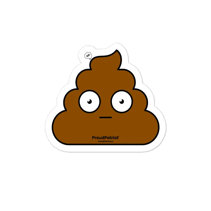 Oh-Poop Vinyl Sticker product image (1)