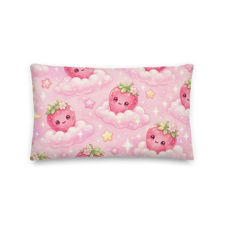 Whimsical Strawberry Dreams Pillow product image (5)