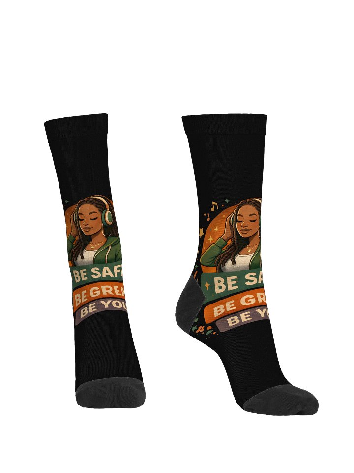 EcoChic Art Crew Socks product image (2)