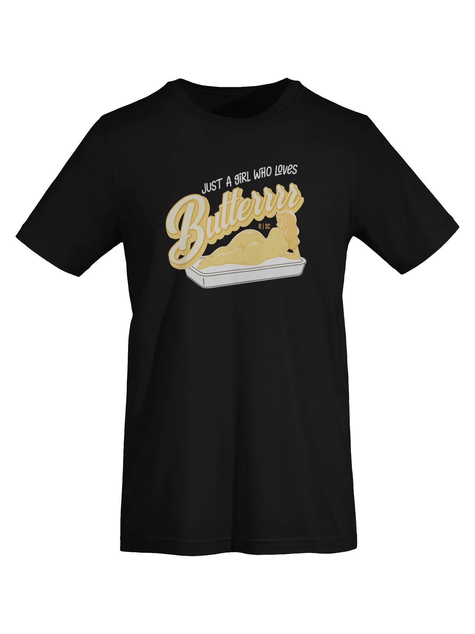 Just a Girl Who Loves Butterrrr T-Shirt product image (5)