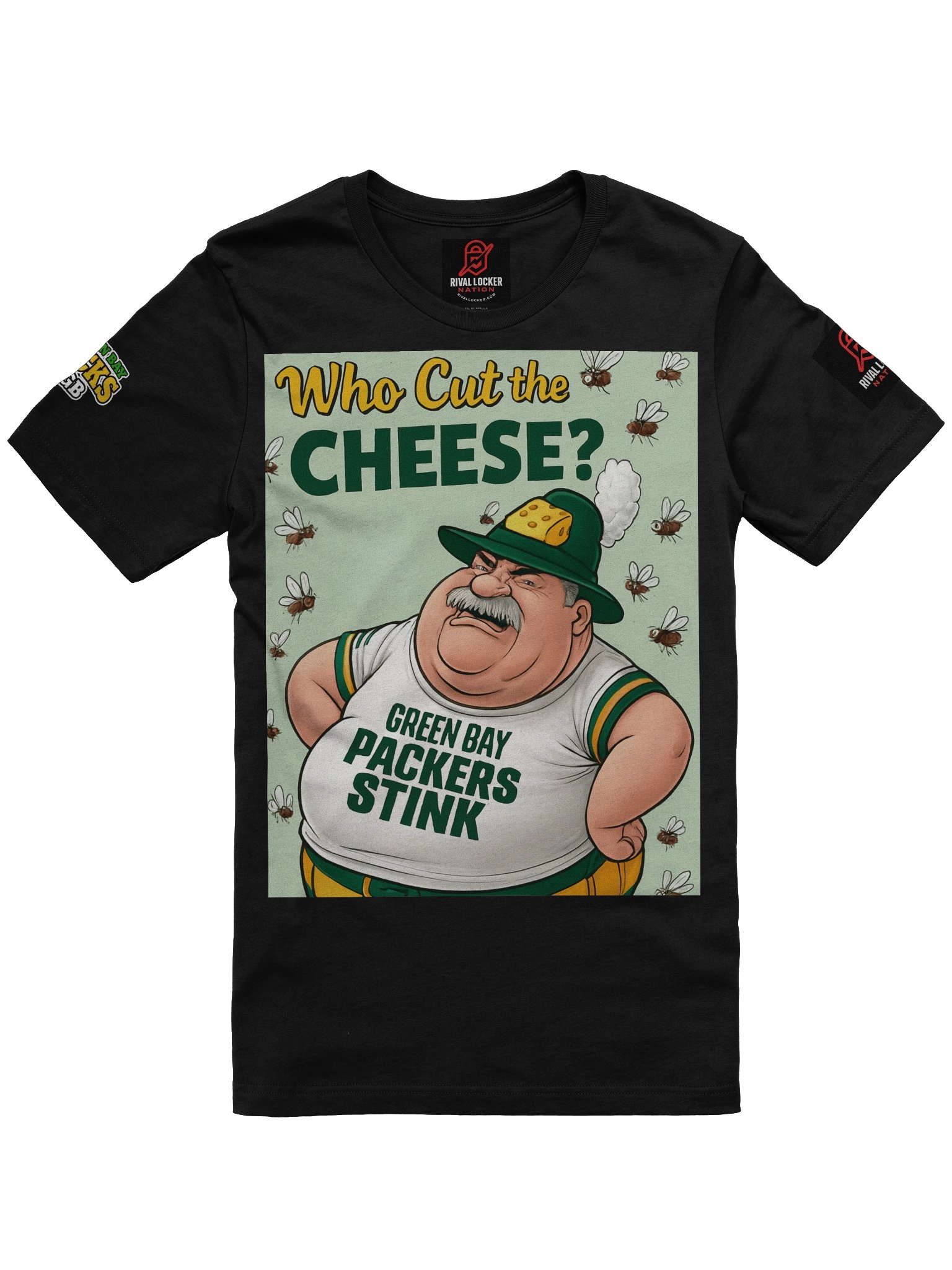 NEW Who Cut the Cheese? T-Shirt | Green Bay | Football | Rivals Locker product image (2)