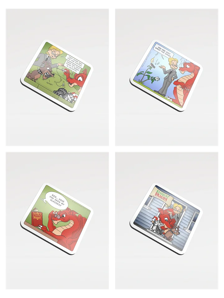 Resident Dragon Four Coaster Set - Buy and Save! product image (1)