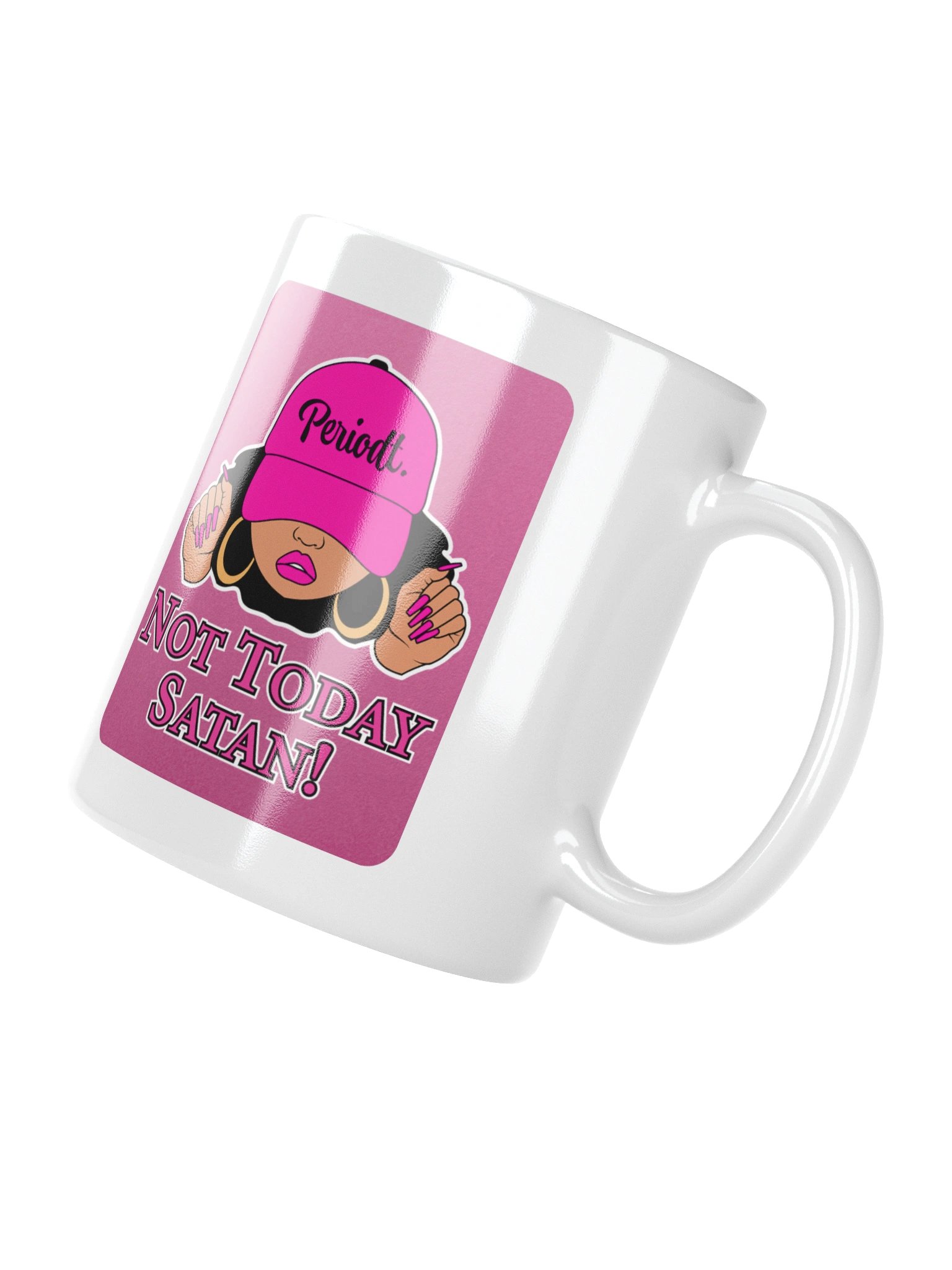 Not Today Satan V2 Pink, Mug product image (4)