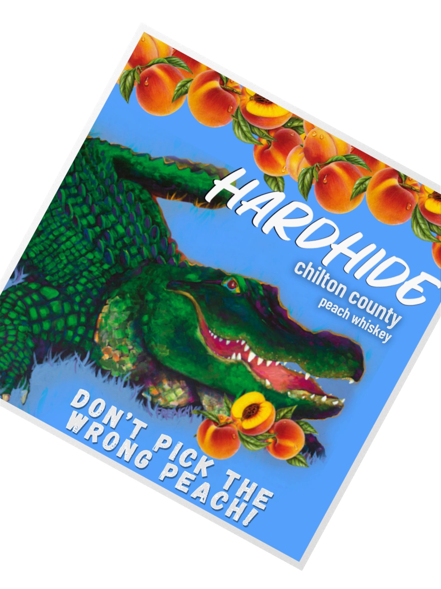Hardhide Peach Whiskey Stickers product image (4)