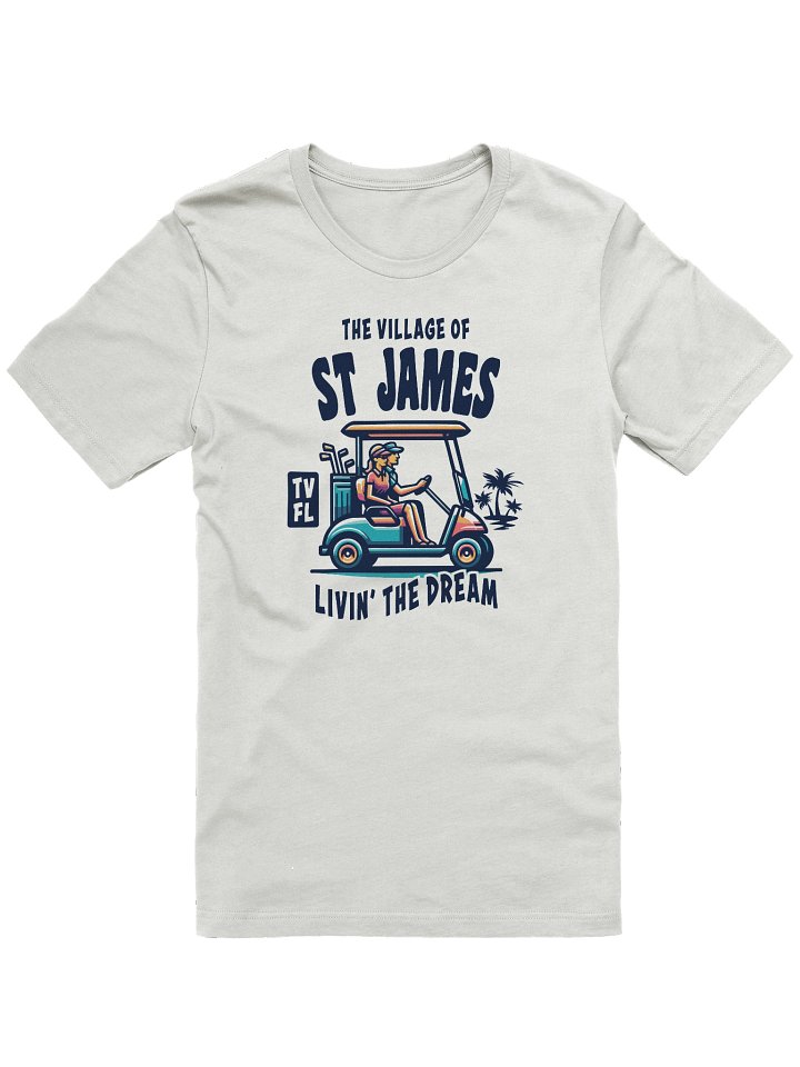 The Village of St James TV FL Golf Cart Design T-Shirt product image (5)