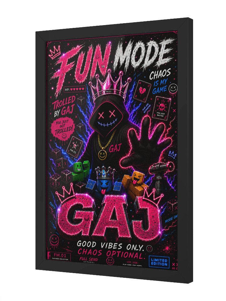 GAJ - FM.01 – Limited Edition Framed Poster - product image (2)