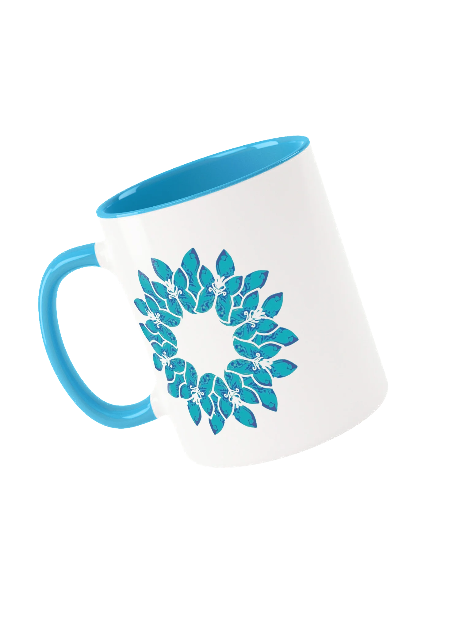 Aqua Flower mug product image (3)