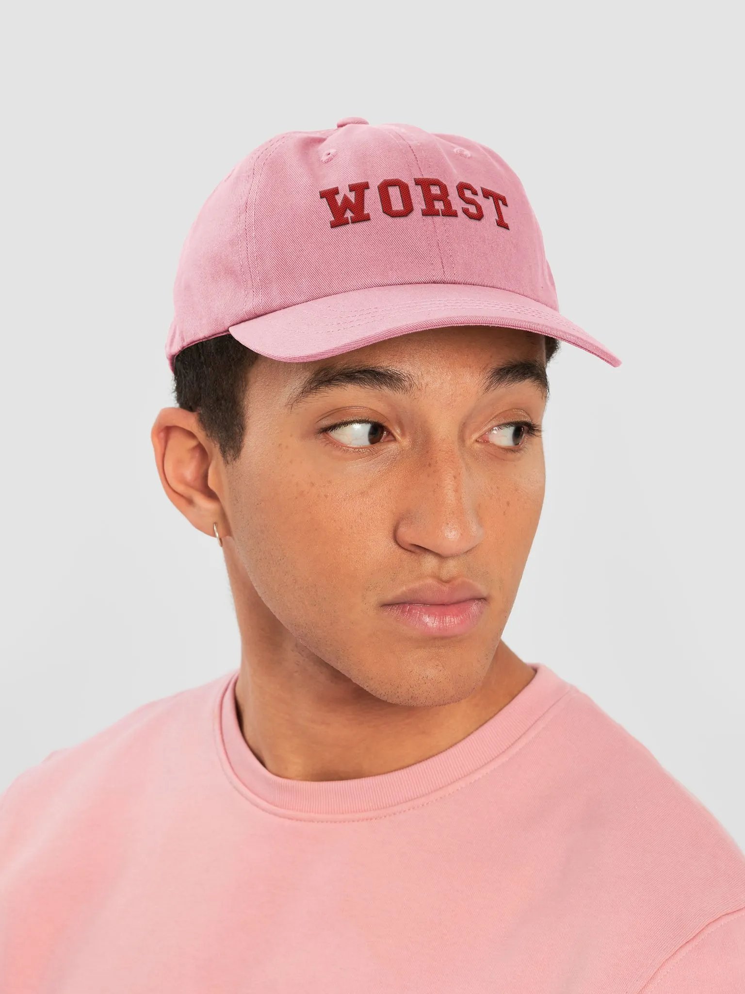 WORST embroidered dad hat product image (2)