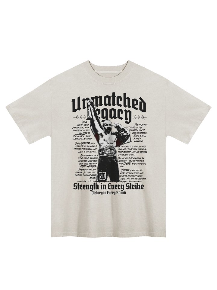 Oversized T-shirt - Unmatched Legacy by Zaur Dzhavadov product image (1)