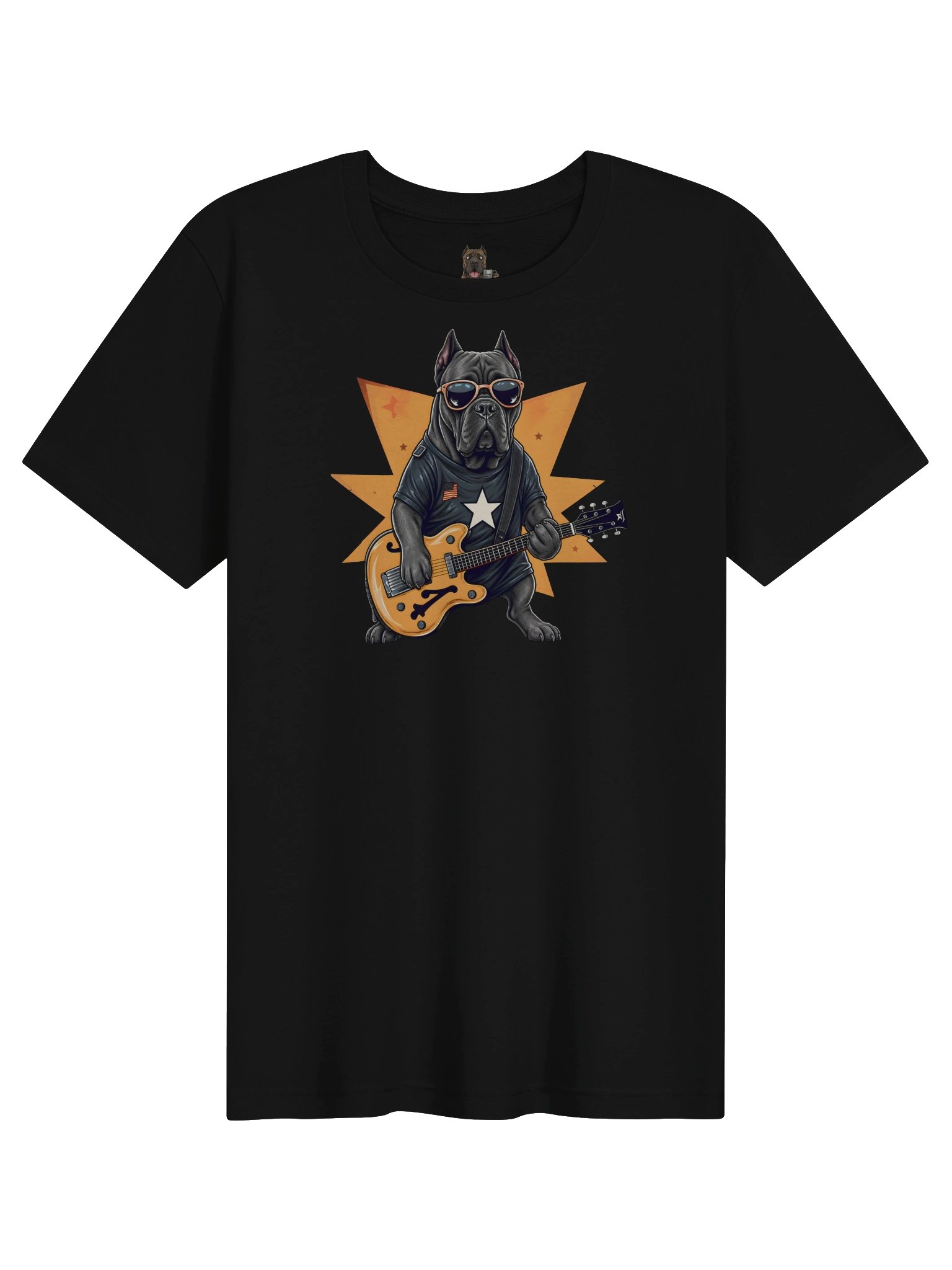 Cane Corso Rock Guitar Shirt product image (1)