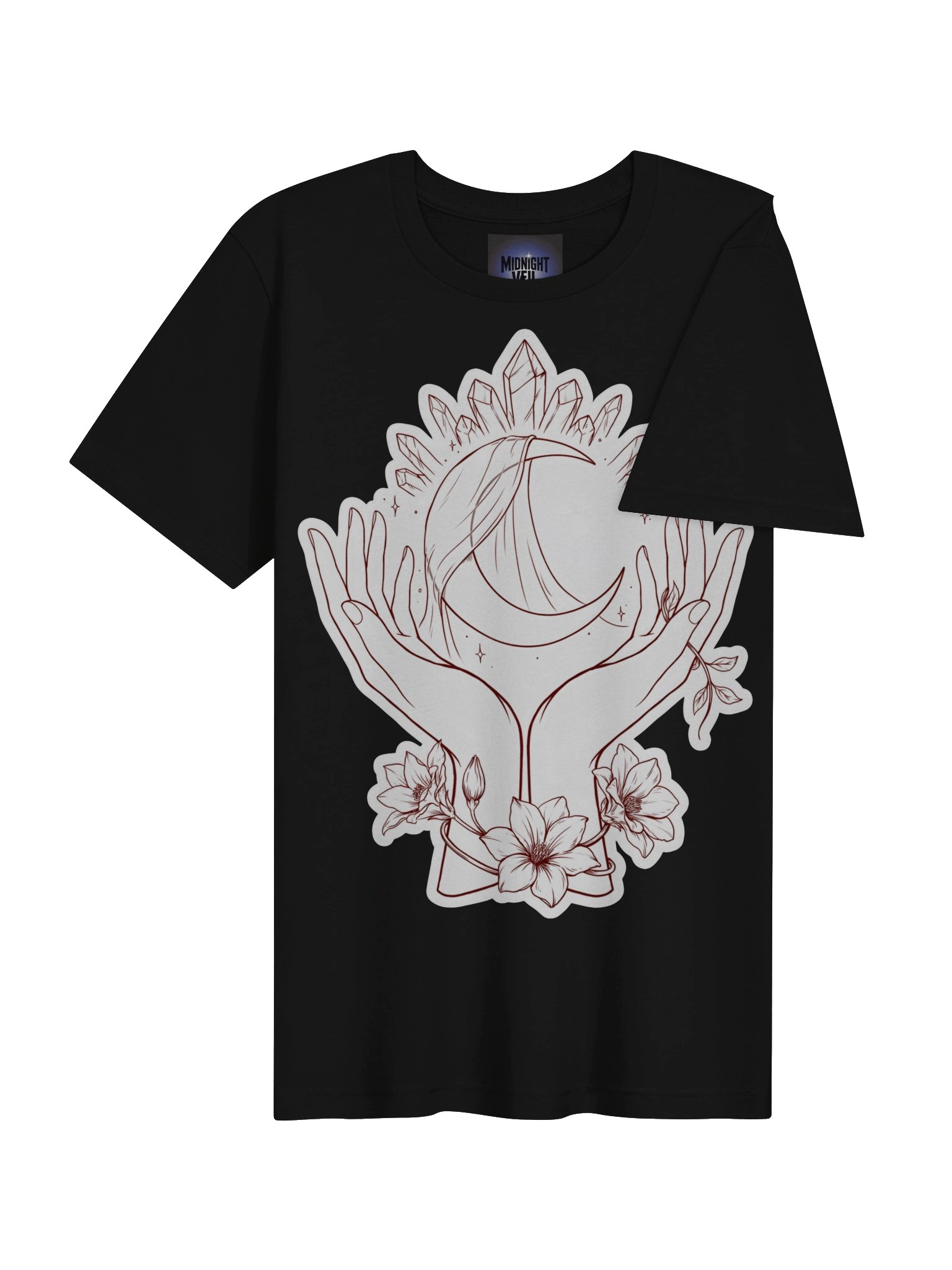 Moonlit Hands & Crystal Crescent Tee product image (34)