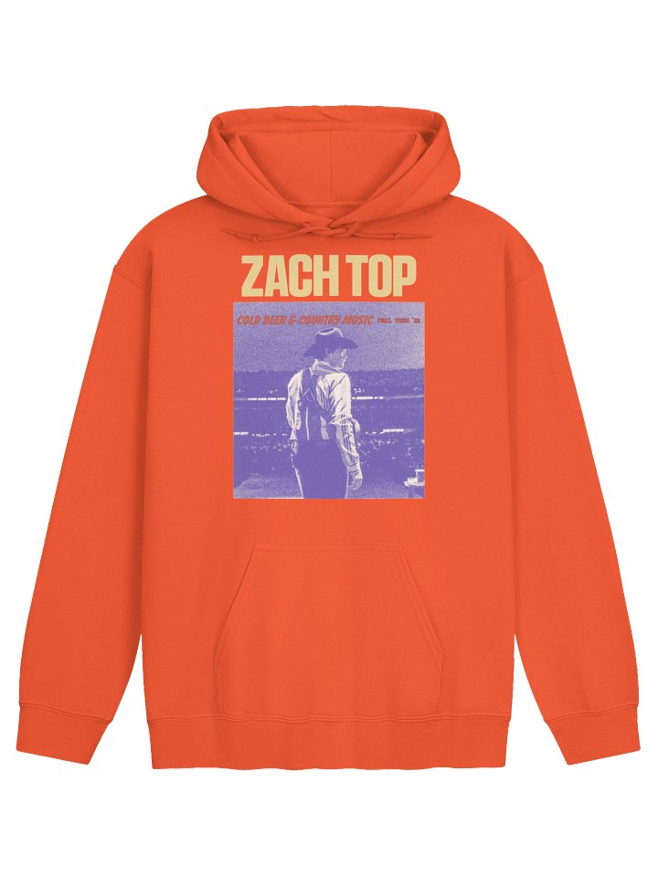 Zach Top Cold Beer & Country Music Tour Merch Hoodie product image (1)