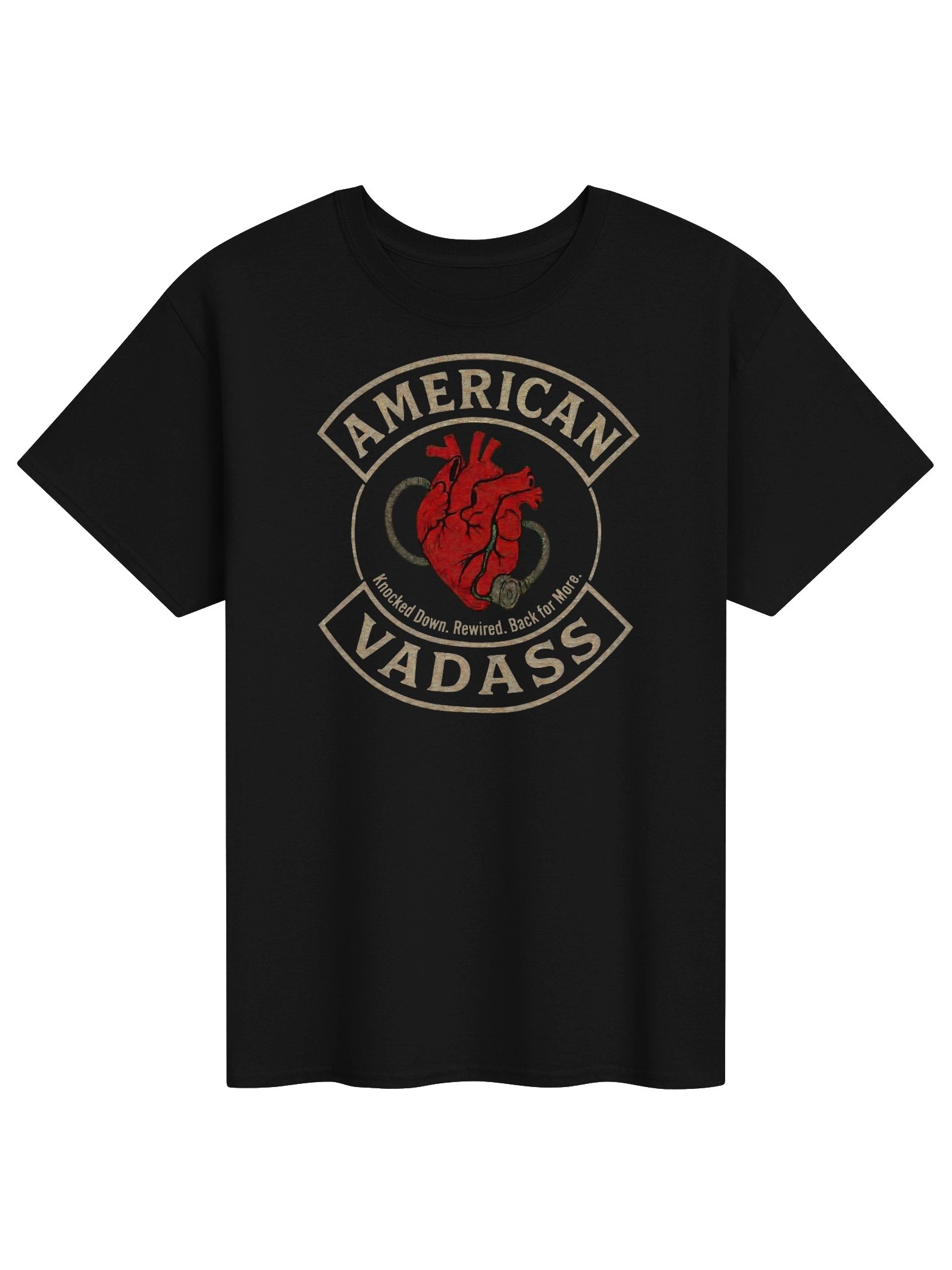 "AMERICAN VADASS - Knocked Down " T-Shirt — Unisex product image (8)