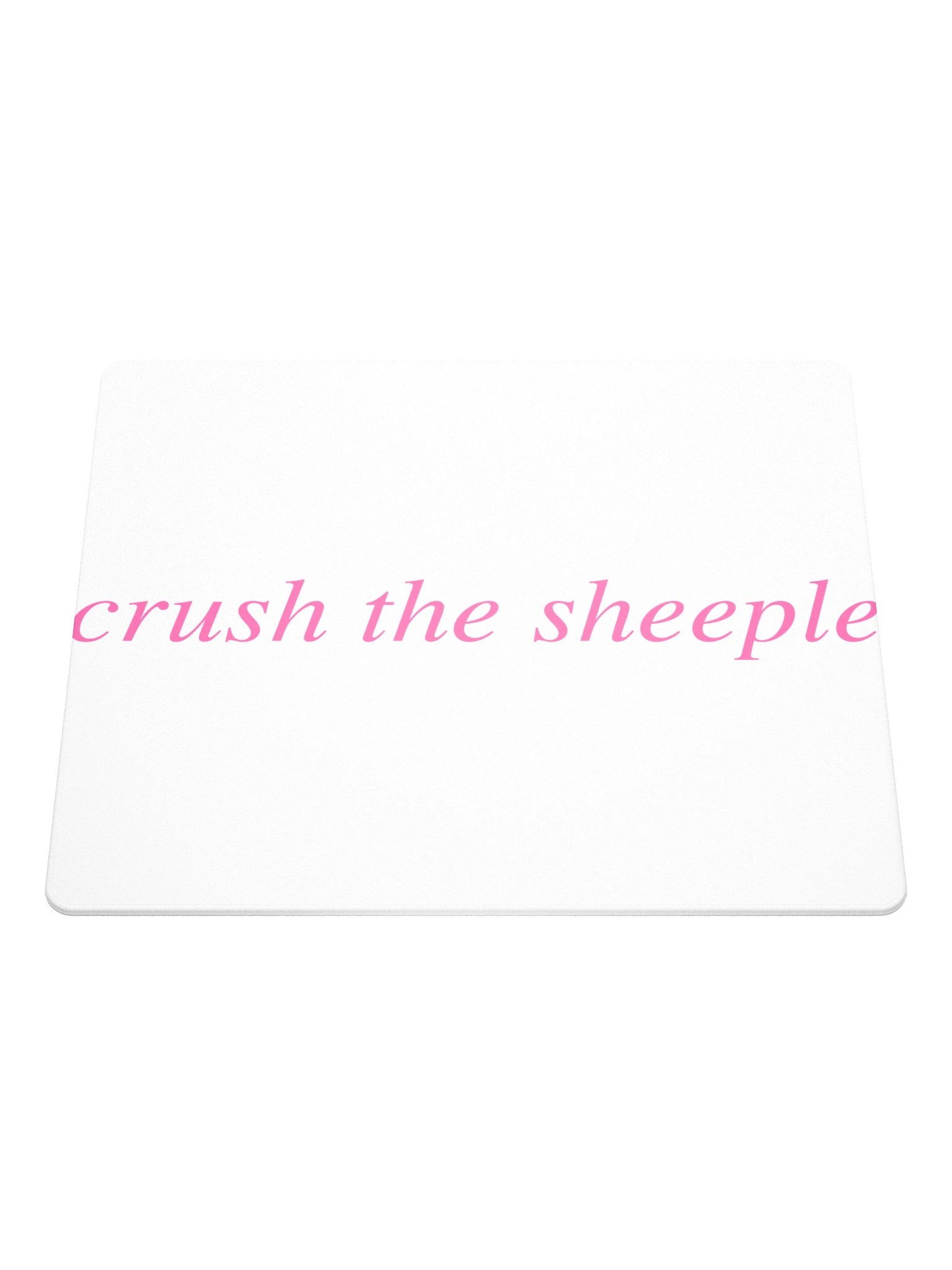 No ShopCo Gaming Mouse Pad - Pink on White product image (1)