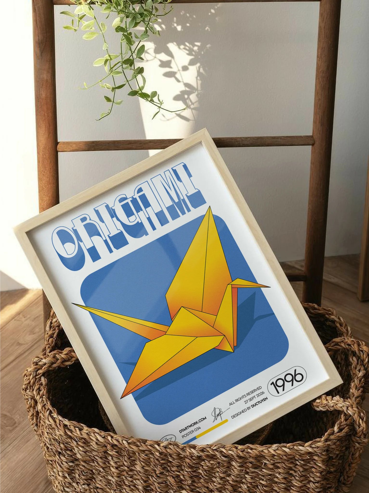 "ORIGAMI" Framed Poster product image (62)