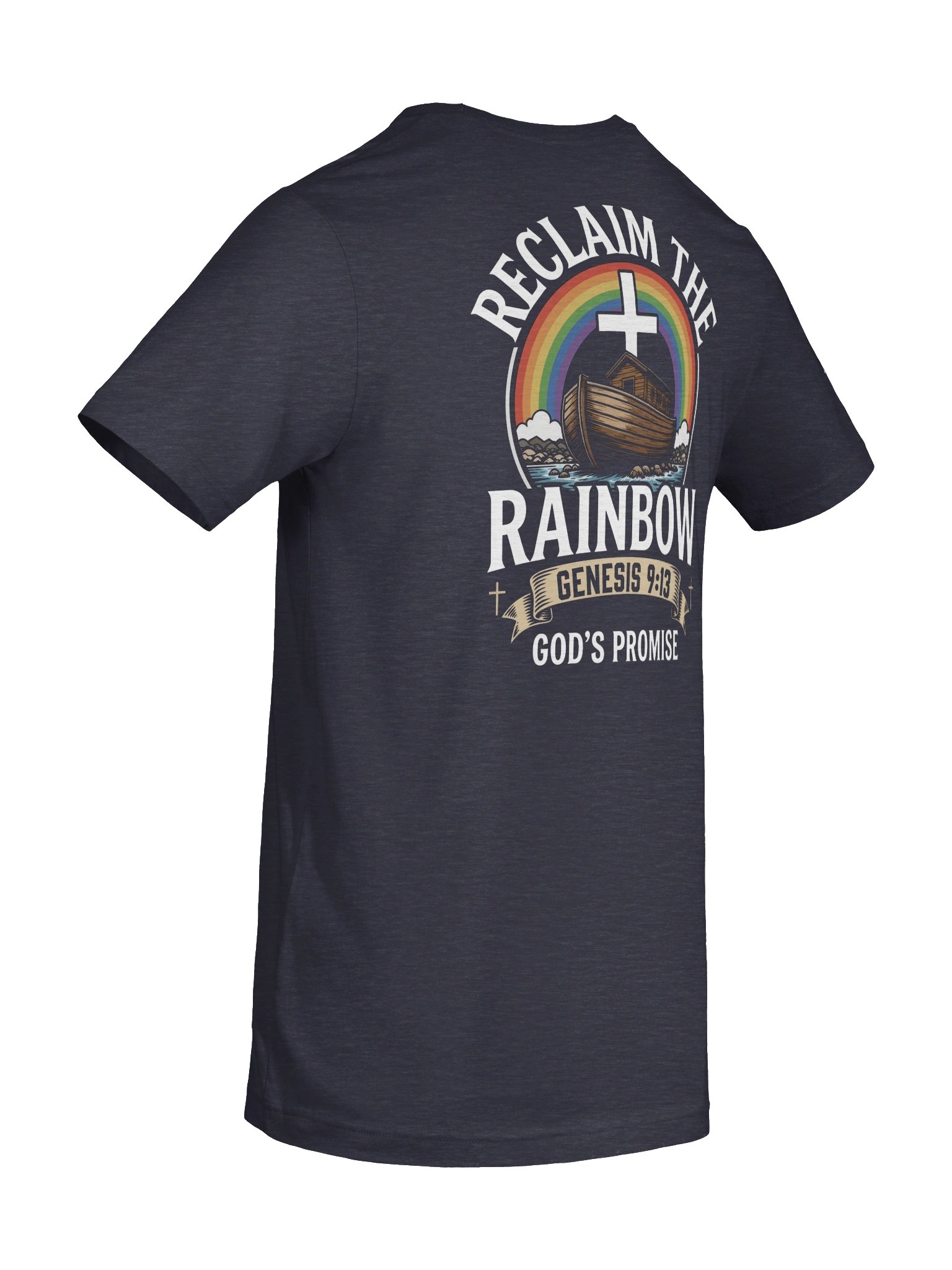 Reclaim the Rainbow | Genesis 9:13 God’s Promise Christian T-Shirt product image (48)
