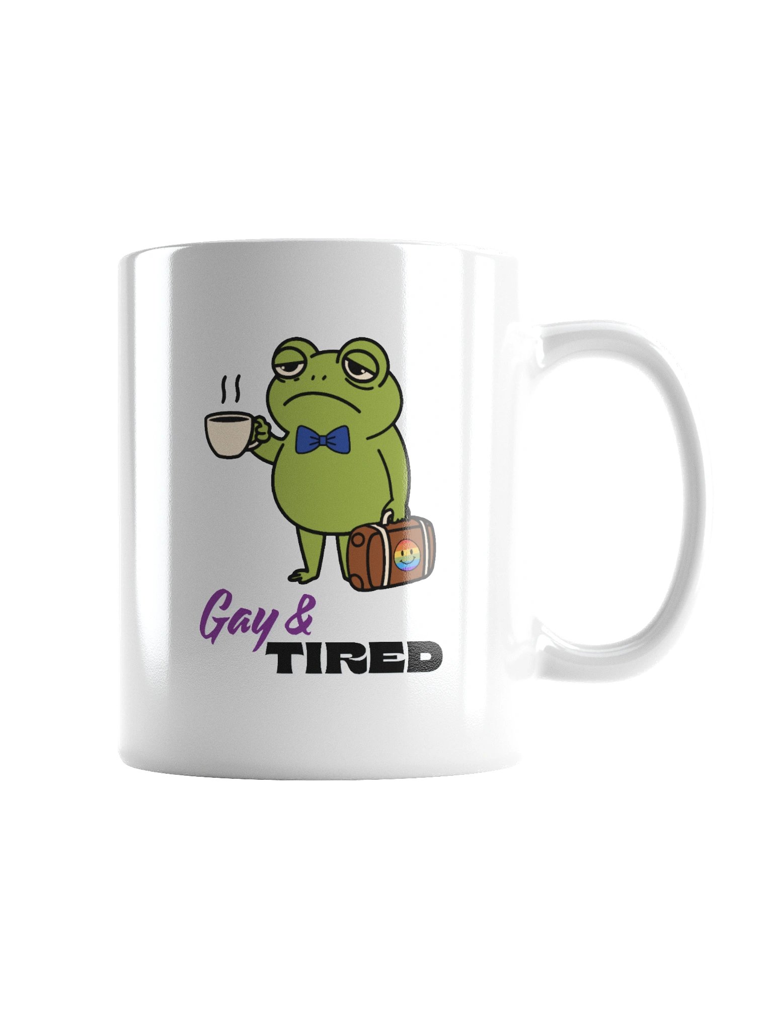 Gay & Tired Frog Coffee Mug product image (3)