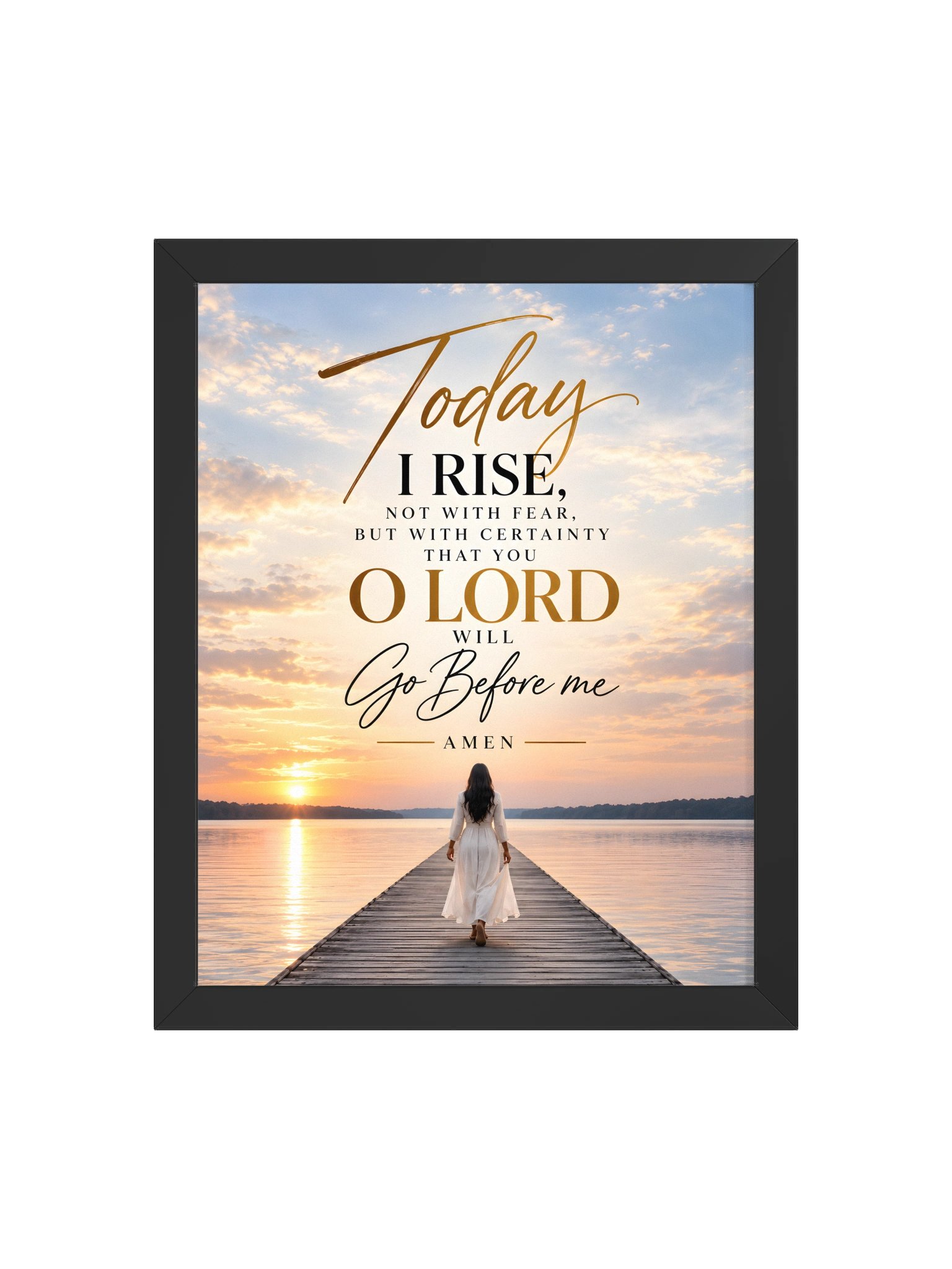Today I Rise — Framed Print product image (1)
