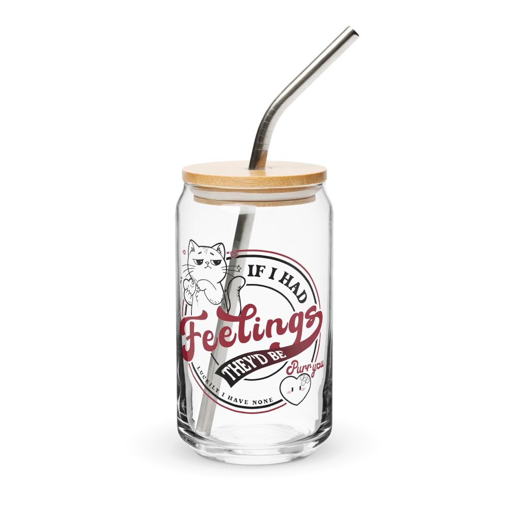 Paws Off My Heart - Can-Shaped Glass product image (2)