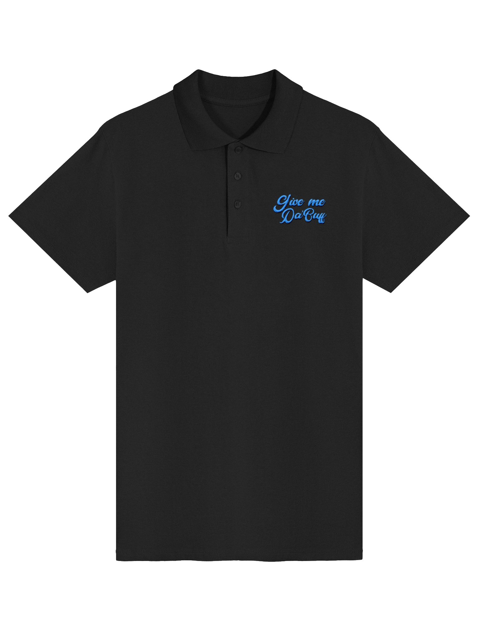 Da'Buff Blue Cursive Polo product image (2)
