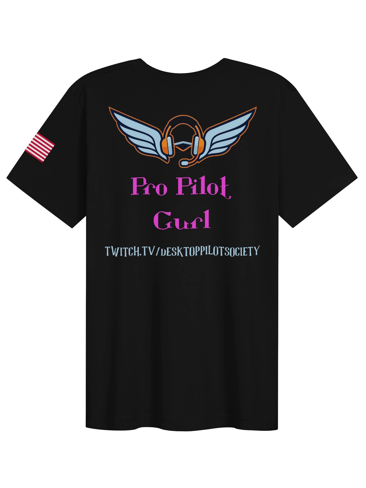 Winged Pilot Headset Tee product image (15)
