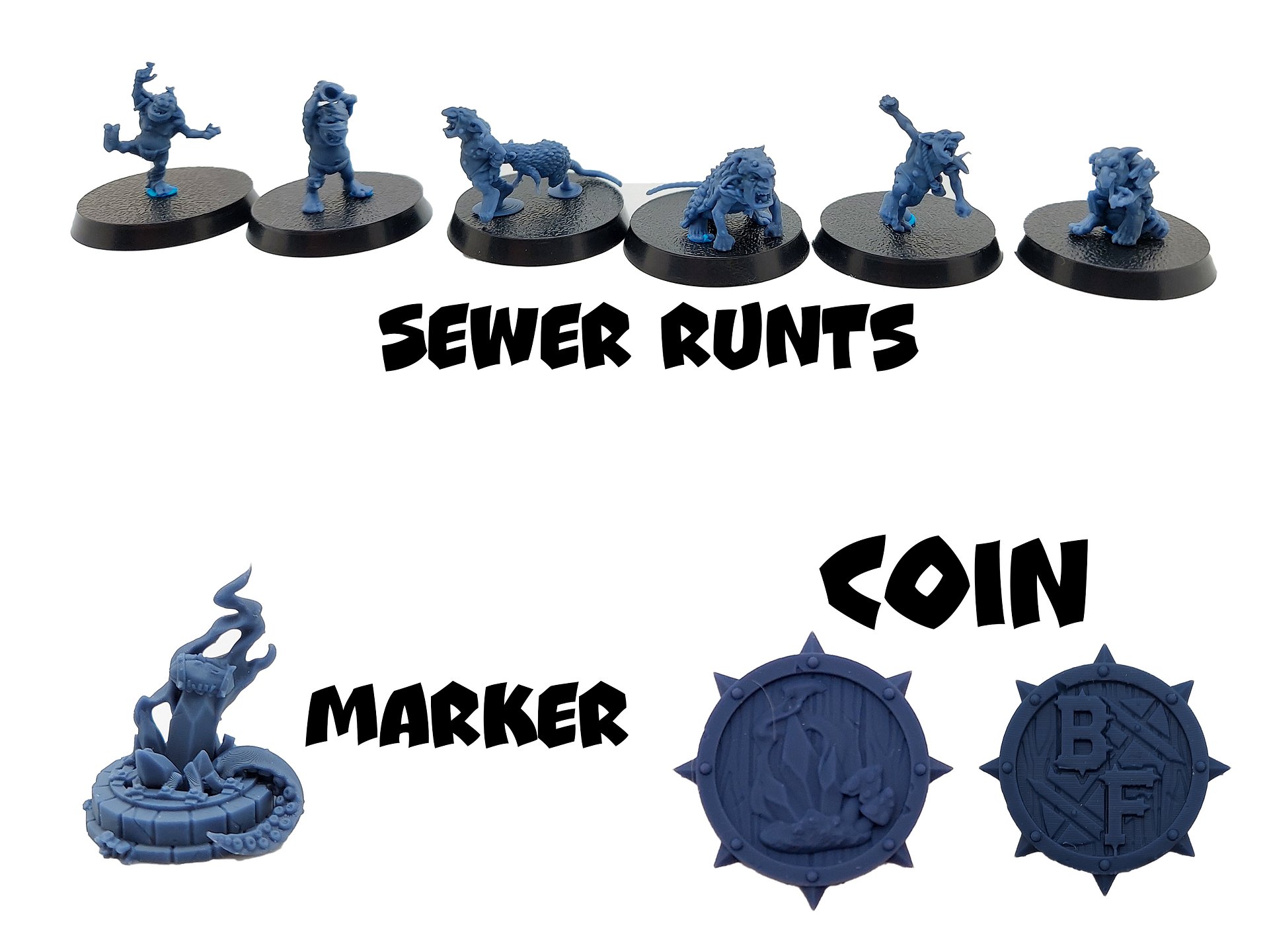 Sewer Dweller Fantasy Football Team - Brutefun Miniatures product image (7)
