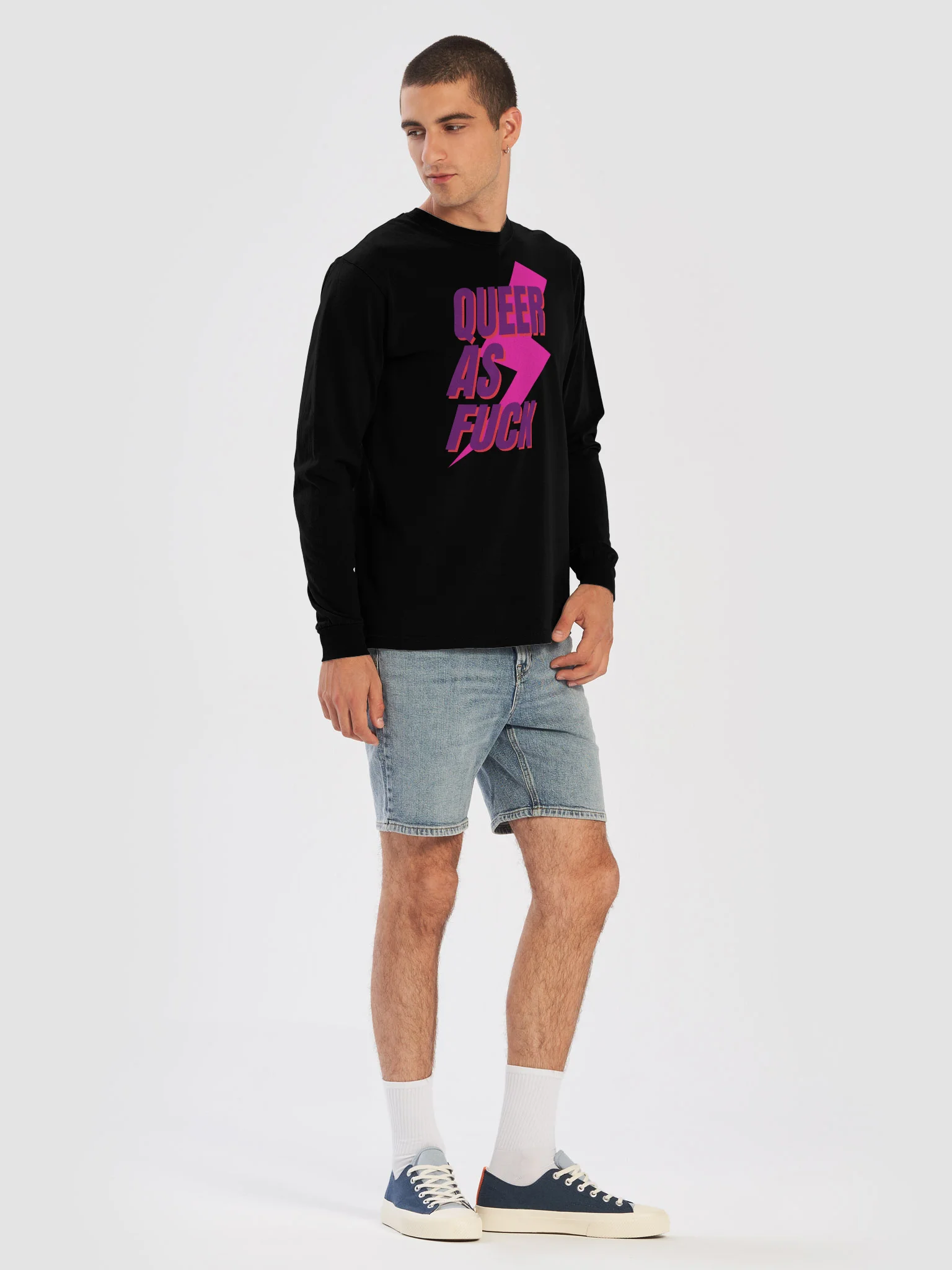 Queer AF long sleeve tee product image (39)