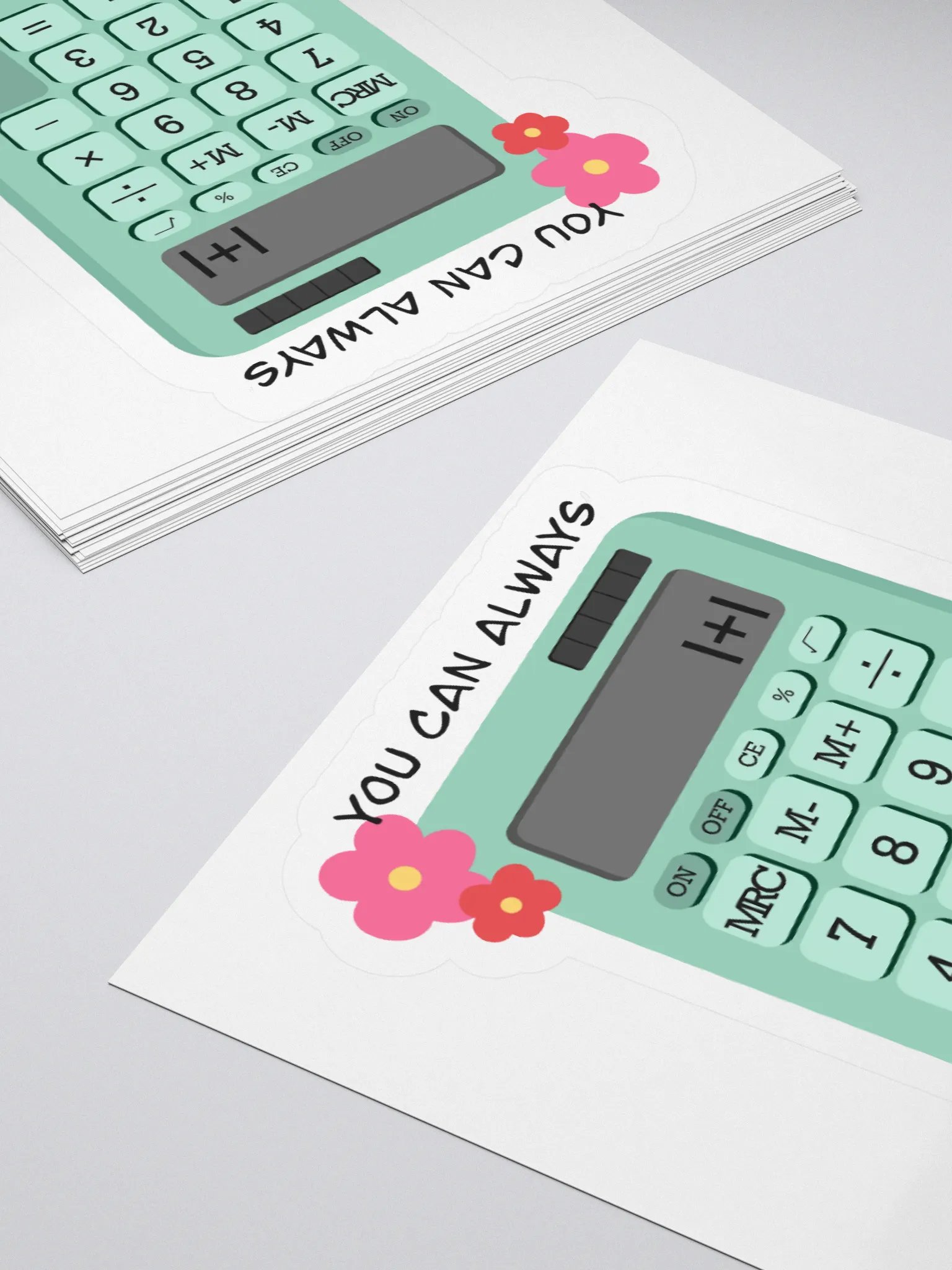Count On Me Kiss Cut Sticker product image (4)