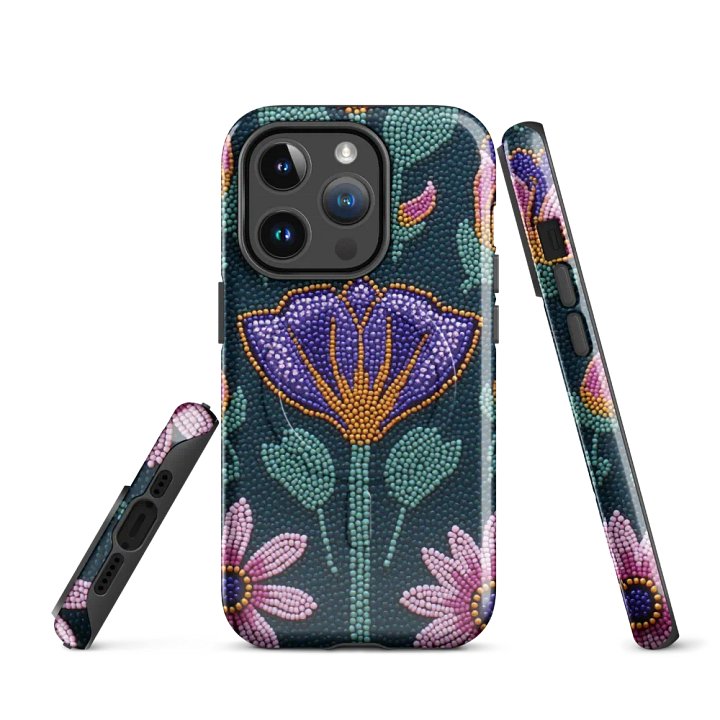 Faux Beaded Floral Symphony MagSafe® Tough Case product image (2)