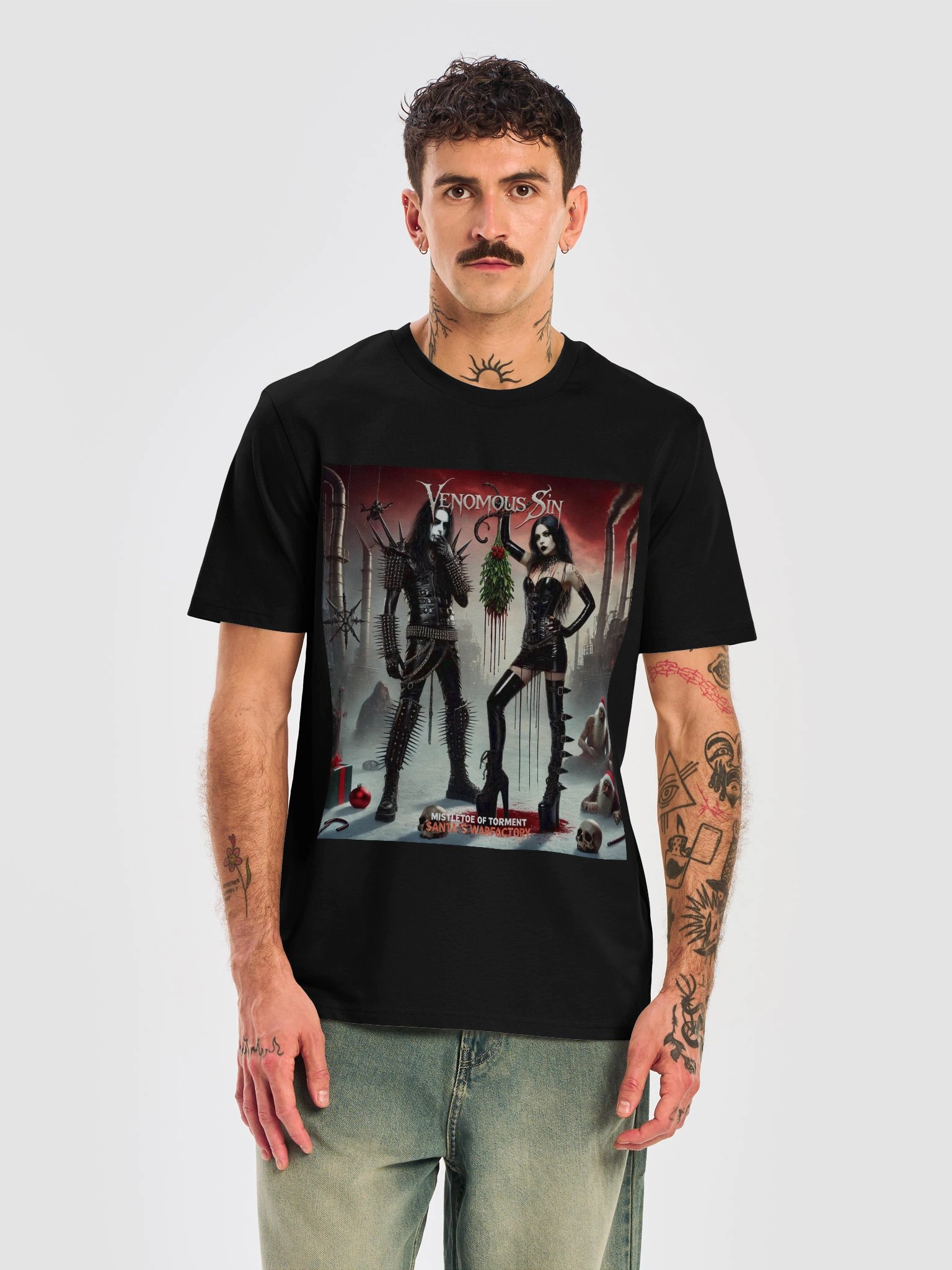 Gothic Mistletoe Unisex T-Shirt product image (5)