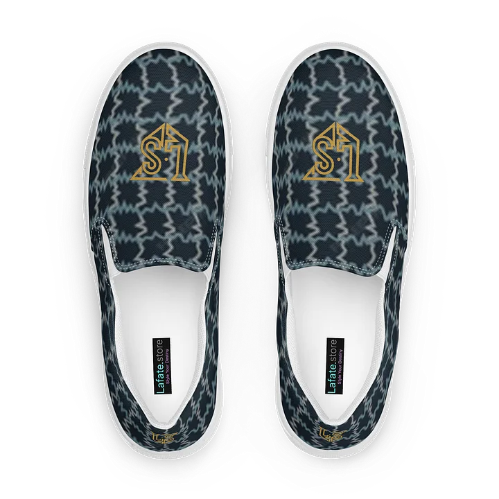 Lafate.Store Designer Slip On - Men (blue pattern) product image (1)