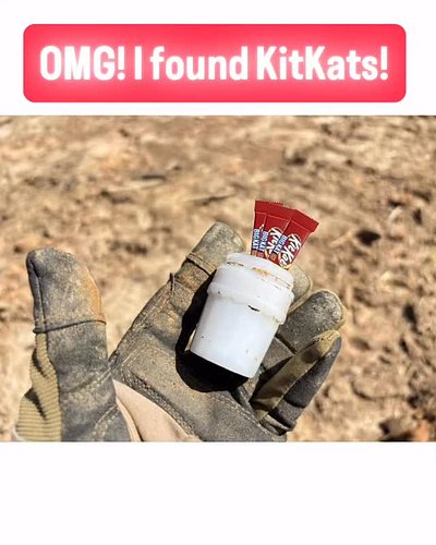 OMG! I found KitKats!  #metaldectingfinds #findingtreasure #garrettapex