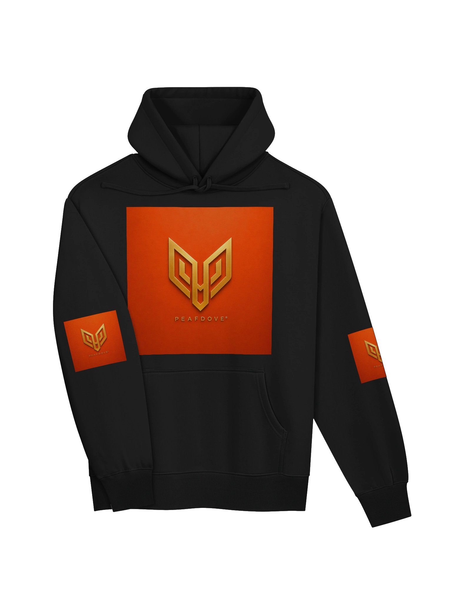 PEAFDOVE® Orange Sigil Hoodie product image (3)