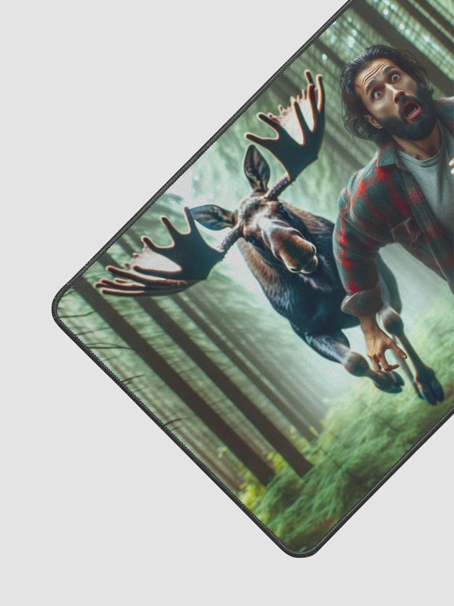 Chase Through the Woods Desk Mat product image (3)